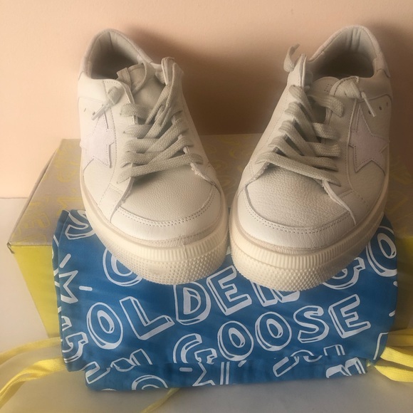 GOLDEN GOOSE May White Sneakers BRAND NEW - Picture 10 of 15